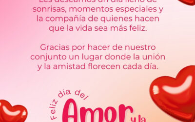 Feliz día del amor y la amistad